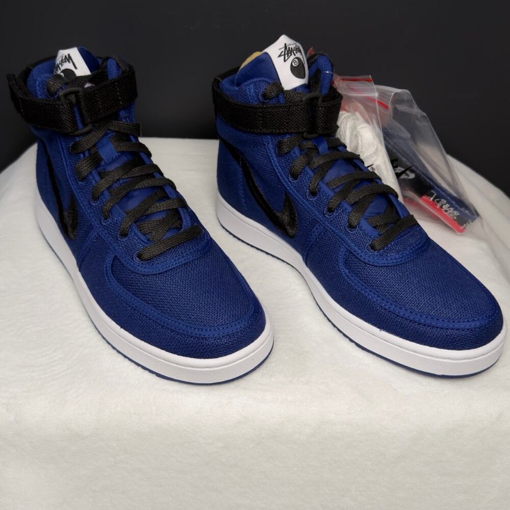 Nike Stussy x Vandal High ‘Deep Royal Blue’ | DX5425-400 | 8W/6.5Y\M - Picture 6 of 11